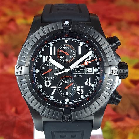 breitling edition limitee m13370|breitling super avenger black.